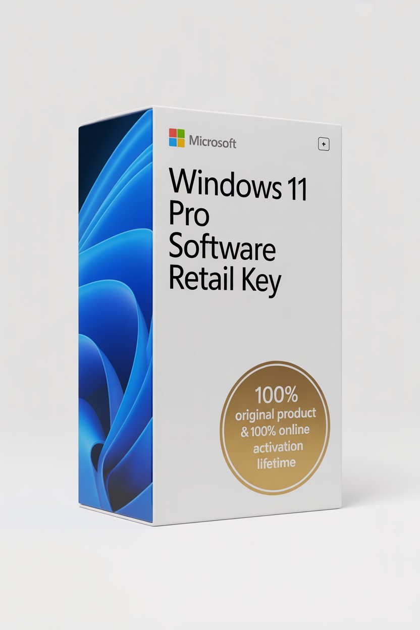 Windows 11 Pro Retail Key Genuine License Code 100% Online Activation Lifetime Retail Key
