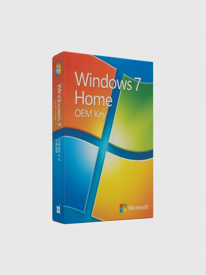 Windows 7 Home OEM Key Genuine License Code 100% Online Activation Lifetime OEM Key
