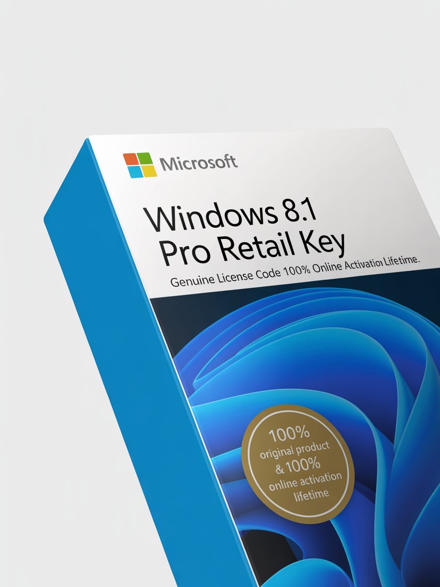 Windows 8.1 Pro Retail Key Genuine License Code 100% Online Activation Lifetime Retail Key